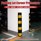 Product Title 2PCS Heavy-Duty Parking Lot Corner Protectors with Reflective Strips