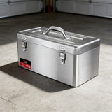 Stainless Steel Toolbox Portable Hand Carry Tool Storage Case