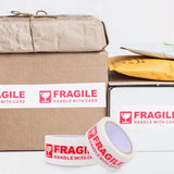 Fragile Warning Tape Handle With Care for Shipping and Packing Boxes