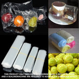 POF Heat Shrink Bags for Vacuum Sealer Packaging 100/200PCS