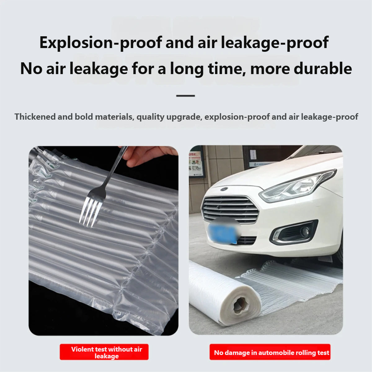 Thickened Bubble Column Shockproof Protective Packaging Roll Clear