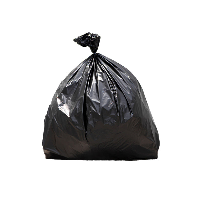 Large Black Garbage Bags 100PCS Heavy Duty Trash Liners