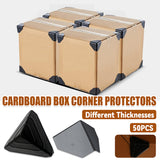 50PCS Cardboard Box Corner Protectors 2 Styles for Warehouse Packaging