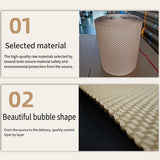 Kraft Bubble Cushion Paper Roll Shock Absorbing Packing Wrap