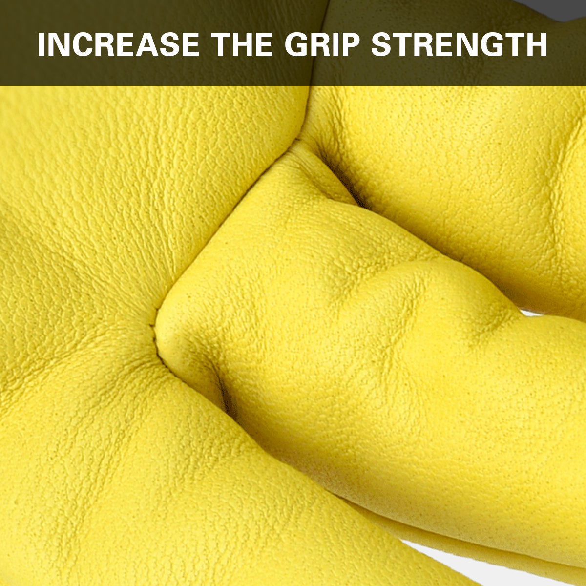Cylindrical Cowhide Leather Work Gloves with Extended Cuff for Warehouse Maintenance