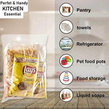 Self Sealing Ziplock Storage Bags Transparent Packaging Pouches
