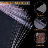 100-1000pcs Clear Self-Adhesive OPP Bags Resealable Plastic