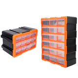 Tool Storage Bin Parts Organizer Drawer Cabinet with Dividers