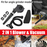 2in1 Angle Grinder Blower Vacuum Converter Kit