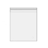 100-1000pcs Clear Self-Adhesive OPP Bags Resealable Plastic