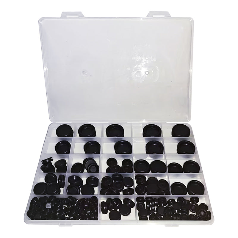 200PCS Rubber Grommet Assortment Kit 7 Sizes Fasteners