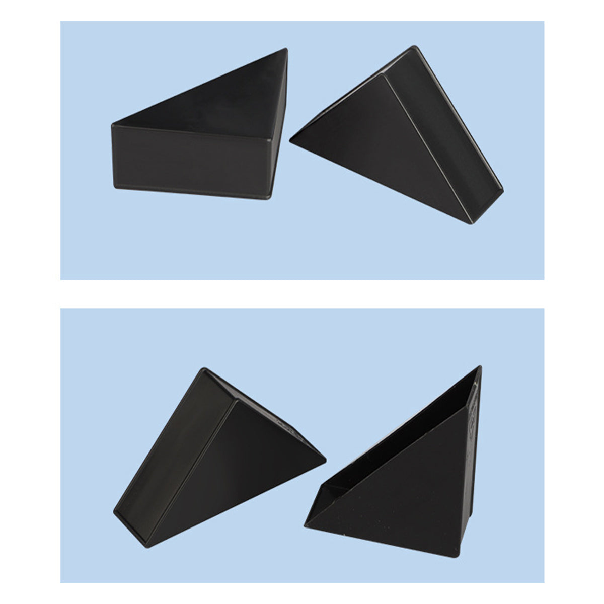 100PCS Plastic Right Angle Corner Protectors for Furniture Frames Cabinets