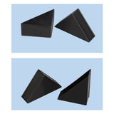 100PCS Plastic Right Angle Corner Protectors for Furniture Frames Cabinets