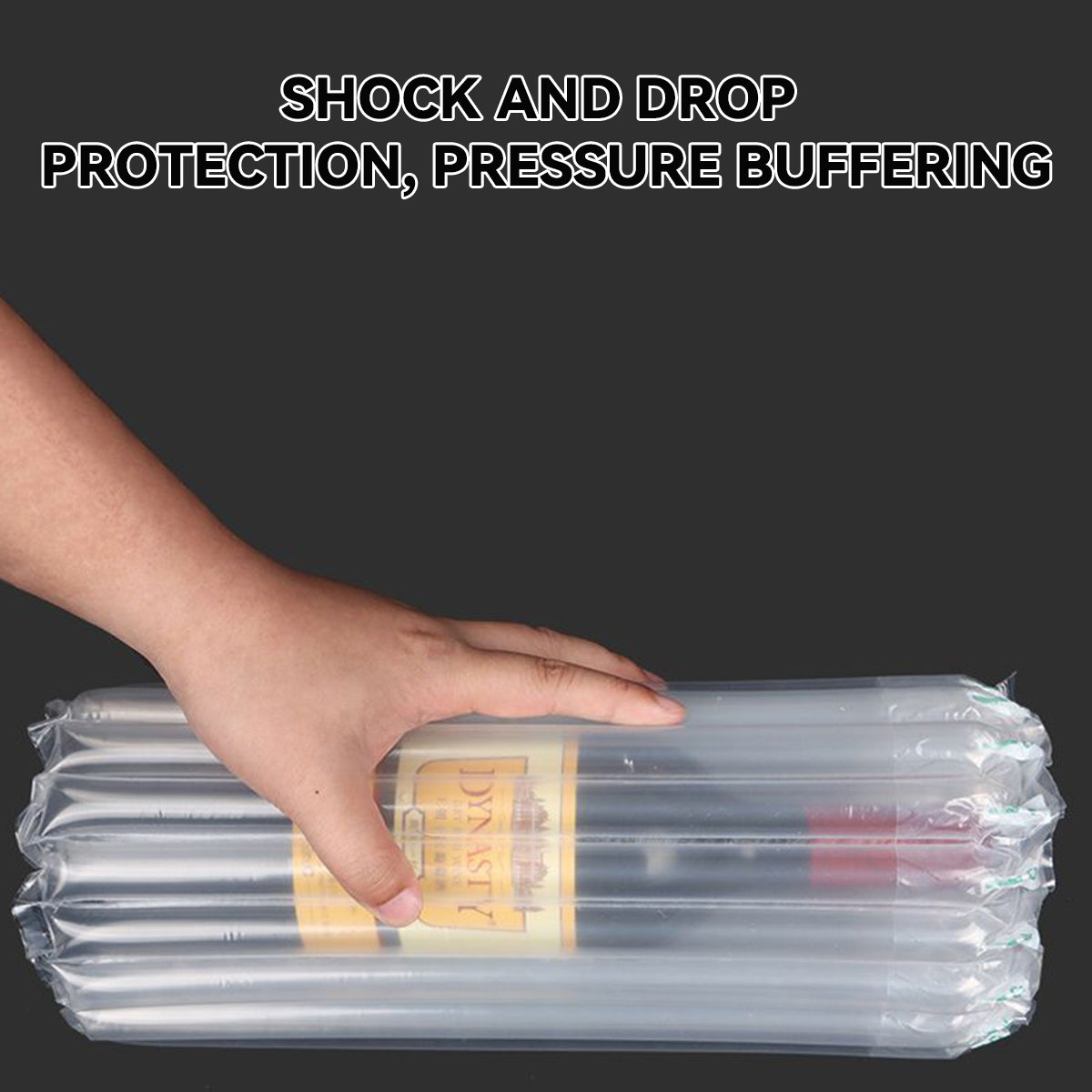 Thickened Bubble Column Shockproof Protective Packaging Roll Clear