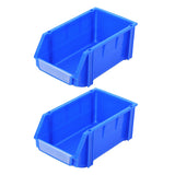 2PCS Thickened Slanted Plastic Storage Box PE