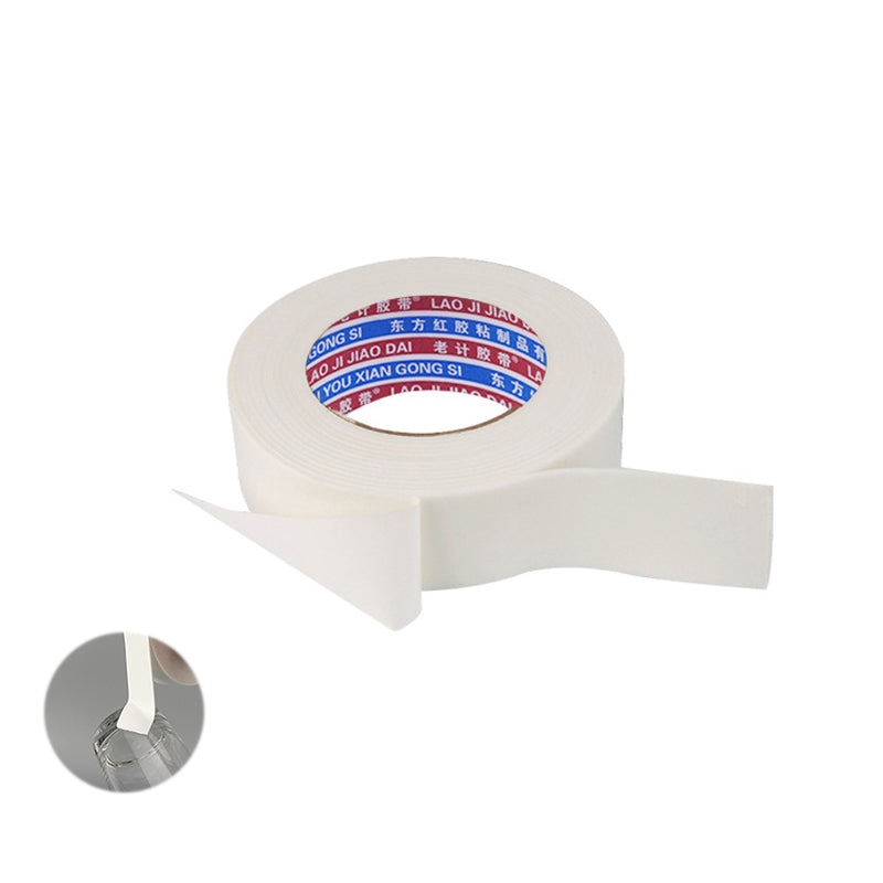 Double Sided White PE Foam Mounting Tape Strong Adhesive 2.5m