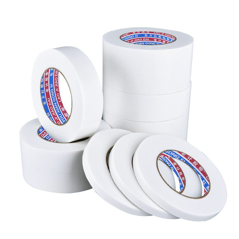 Double Sided White PE Foam Mounting Tape Strong Adhesive 2.5m
