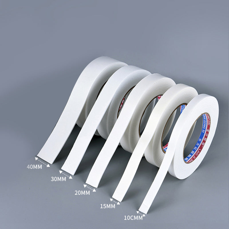 Double Sided White PE Foam Mounting Tape Strong Adhesive 2.5m