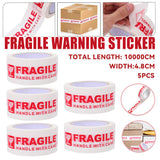 Fragile Warning Tape Handle With Care for Shipping and Packing Boxes