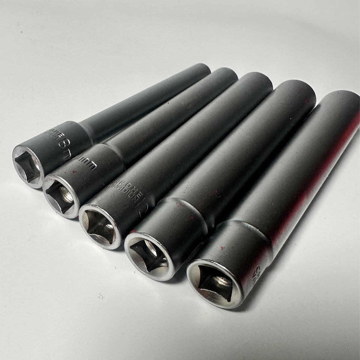 5-Piece Socket Extension Bar Set for Ratchet Wrenches 8–14 mm