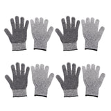 2Pairs Cut Resistant Work Gloves Anti Slip Safety Hand Protection