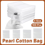 100PCS Pearl Cotton Foam Packaging Bags Shockproof for Fragile Items