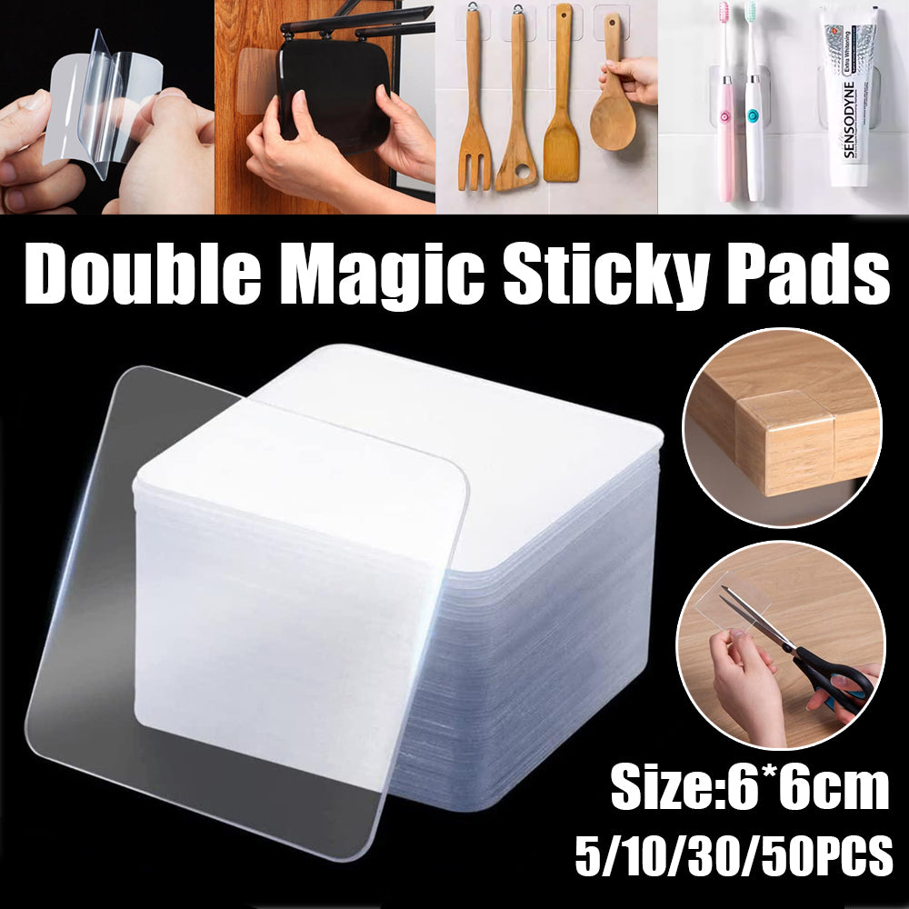 Nano Double Sided Tape Clear Adhesive Traceless Invisible Gel Anti Slip