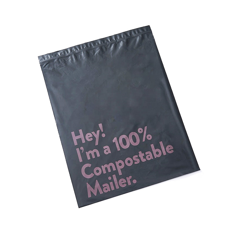 50PCS Eco-Friendly Grey Garment Postal Mailing Bags 5 Sizes