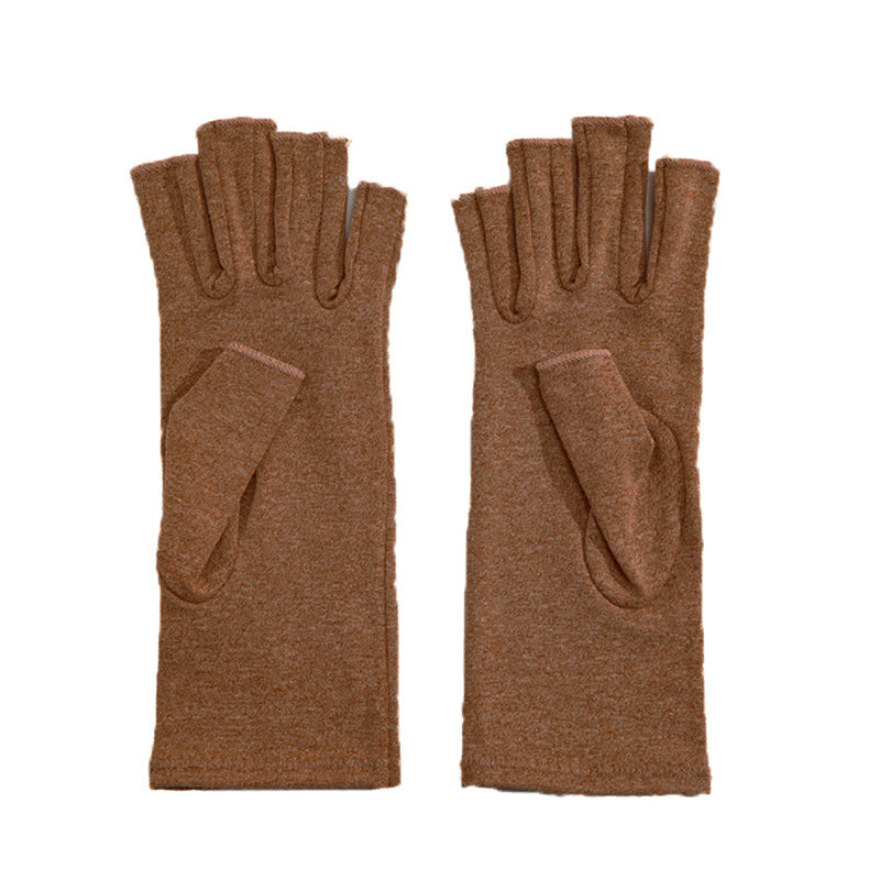 Compression Gloves Fingerless Support Gloves 1 Pair 4 Colours