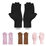 Compression Gloves Fingerless Support Gloves 1 Pair 4 Colours