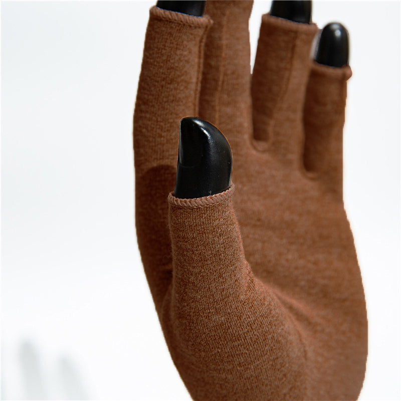 Compression Gloves Fingerless Support Gloves 1 Pair 4 Colours
