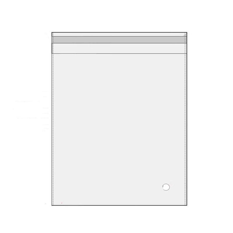 100-1000pcs Clear Self-Adhesive OPP Bags Resealable Plastic