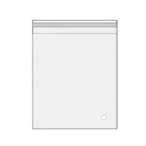 100-1000pcs Clear Self-Adhesive OPP Bags Resealable Plastic