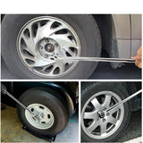 24in CR-V Breaker Bar 1/2-Drive with Rotating Head for High-Torque Auto Repair