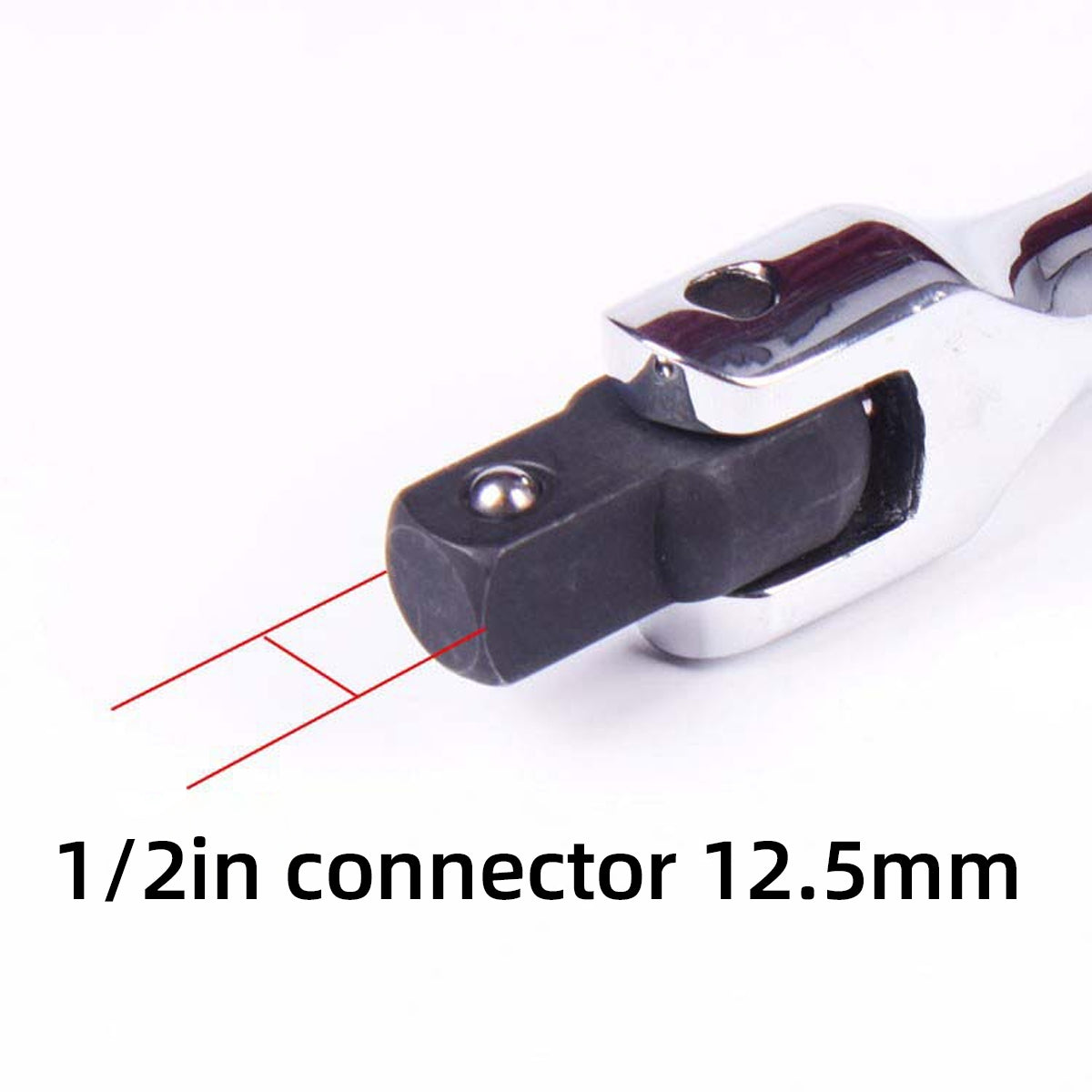 24in CR-V Breaker Bar 1/2-Drive with Rotating Head for High-Torque Auto Repair