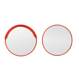 60cm Road Traffic Safety Convex Mirror Wide-Angle Red Frame