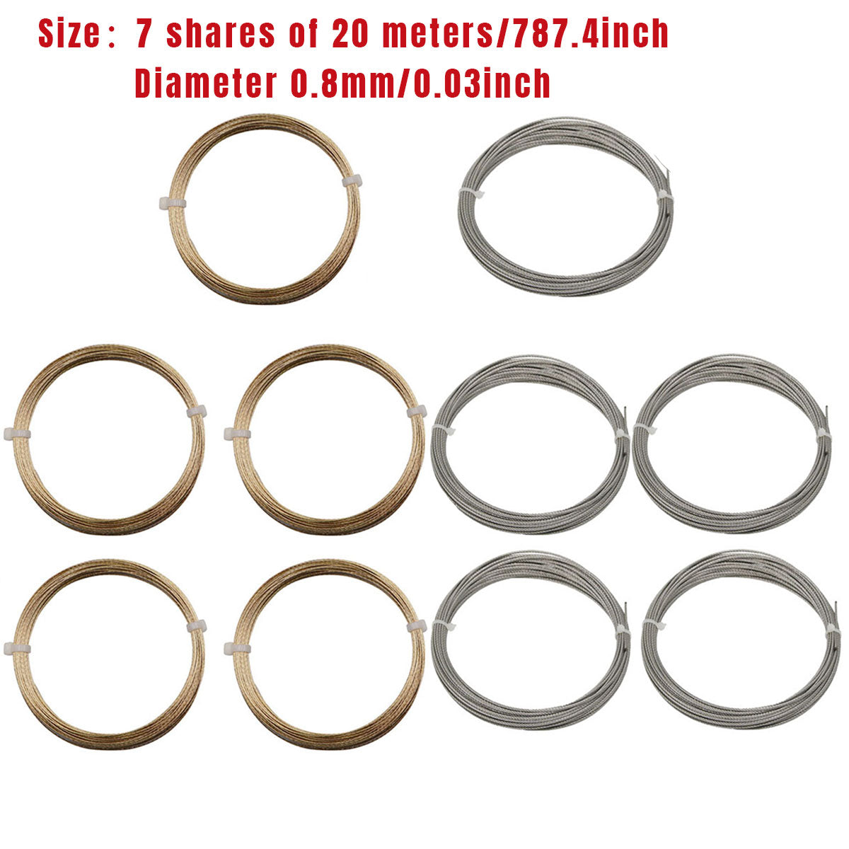 Automotive Glass Removal Steel Wire Rope Disassembly Kit