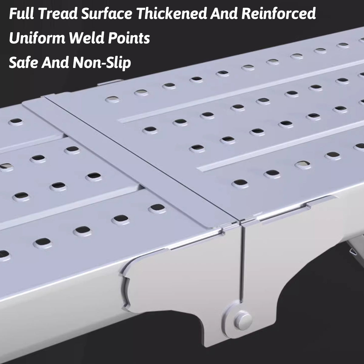 Folding Scaffolding Platform Galvanized Steel 150kg Load