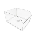 10PCS Clear Plastic Storage Boxes Food Display Organizer Set