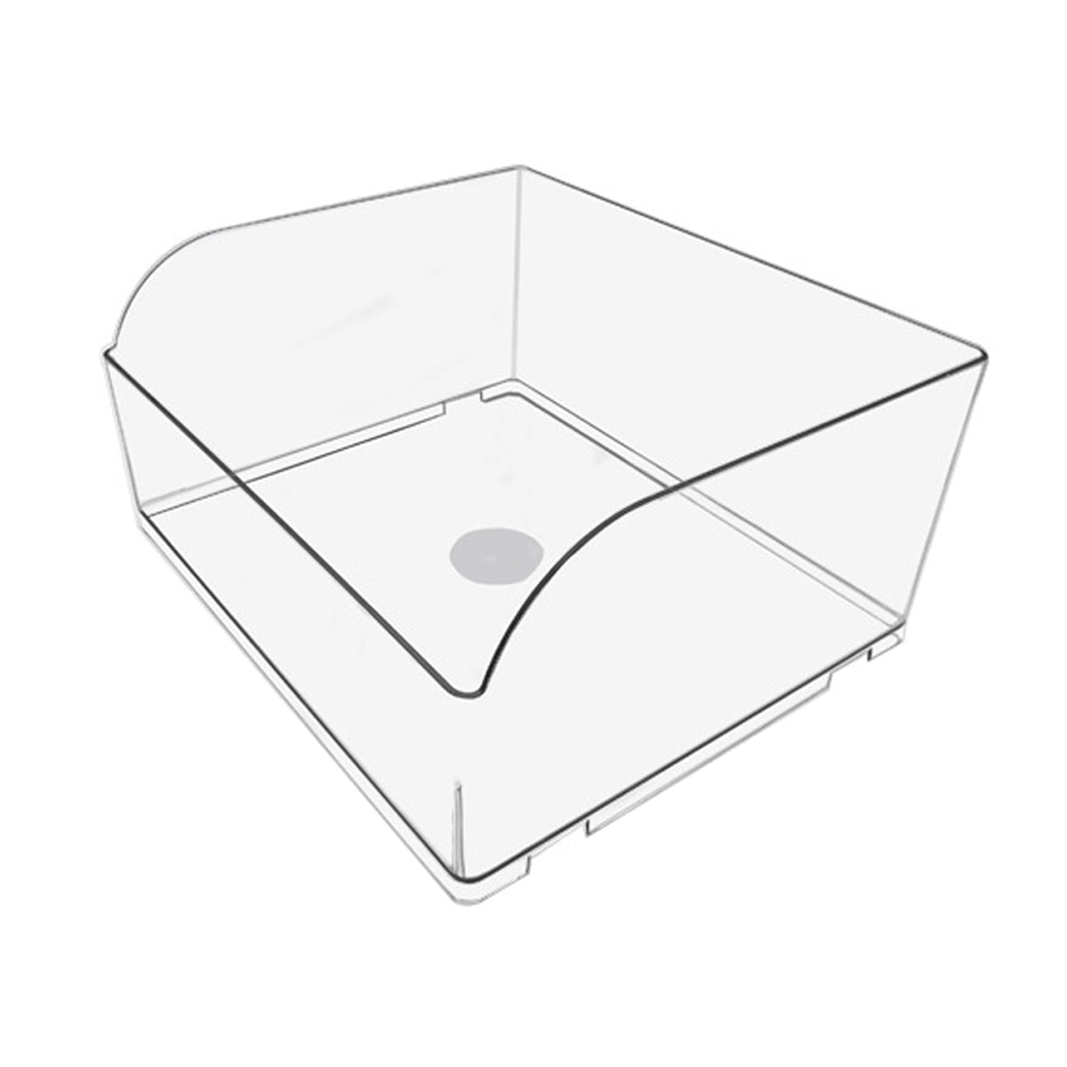 10PCS Clear Plastic Storage Boxes Food Display Organizer Set