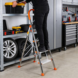 4 Step Folding Ladder Anti-Slip Anti-Shake Strong Load Capacity
