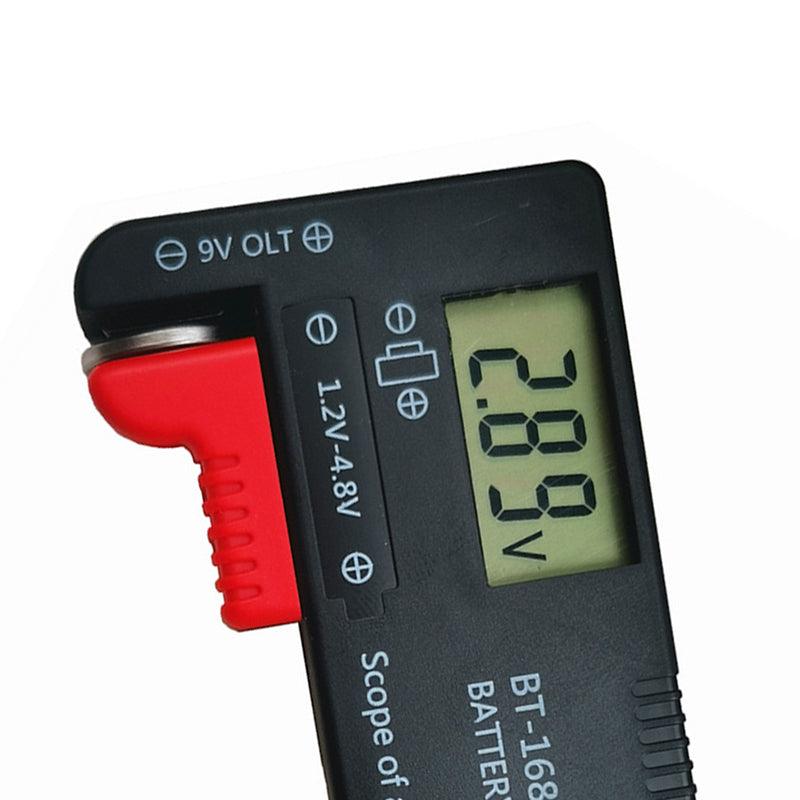 Digital Universal Battery Tester AA AAA C D 9V Button Cell LCD Display