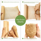 Honeycomb Kraft Paper Roll Cushioning Packaging Wrap