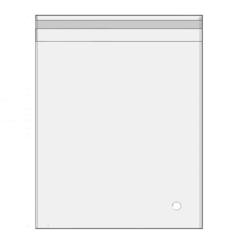 100-1000pcs Clear Self-Adhesive OPP Bags Resealable Plastic