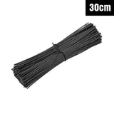 Metallic Twist Ties Plastic Cable Cord Reusable Wire Candy Bag