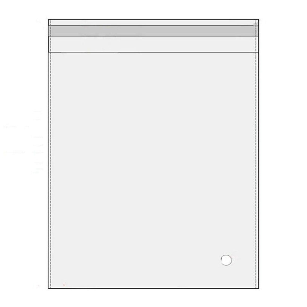 100pcs Self Seal Cellophane Bags Clear Bulk Adhesive Plastic OPP