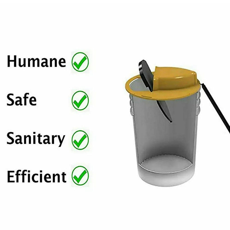 Flip N Slide Bucket Lid Mouse Rat Trap With Ladder Mousetrap Catcher