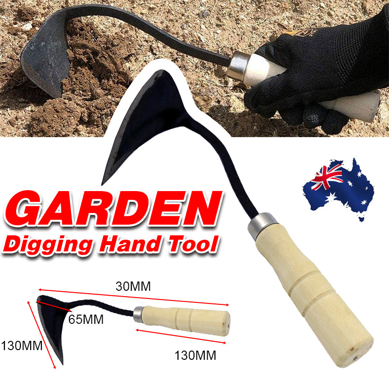 Homi Korean Traditional Plow Hoe Hand Tool for Gardening