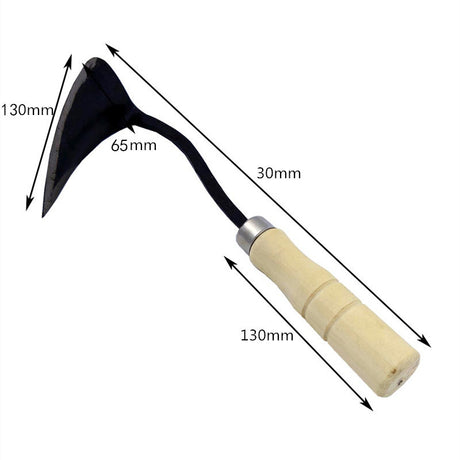 Homi Korean Traditional Plow Hoe Hand Tool for Gardening