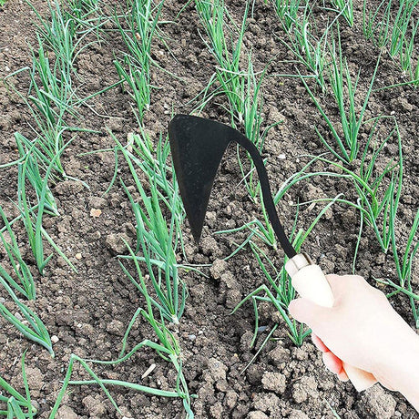 Homi Korean Traditional Plow Hoe Hand Tool for Gardening